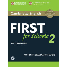 Cambridge English First for Schools 2 with answers + audio - Cambridge