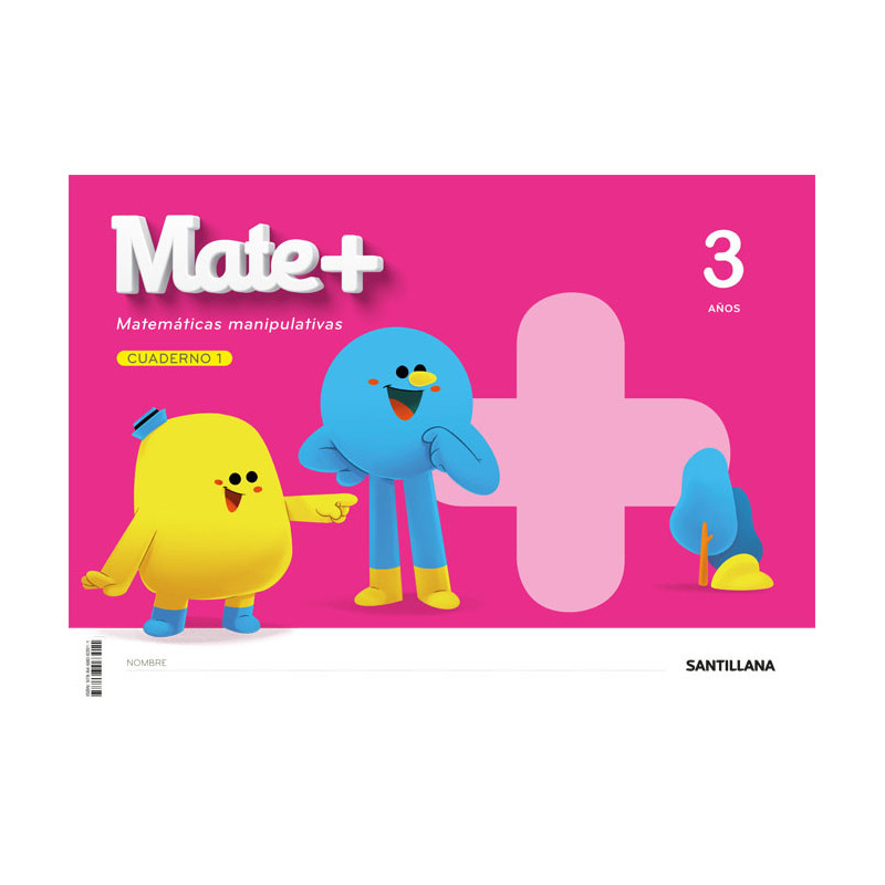 Mate + Matemáticas manipulativas 3 años - Ed Santillana