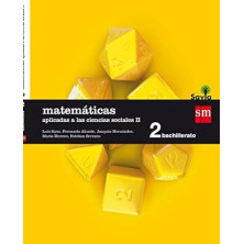 MATEMÁTICAS APLICADAS A LAS CIENCIAS SOCIALES II. 2 BACHILLERATO. SAVIA-SM