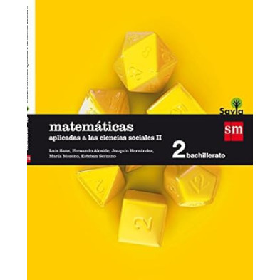 MATEMÁTICAS APLICADAS A LAS CIENCIAS SOCIALES II. 2 BACHILLERATO. SAVIA-SM