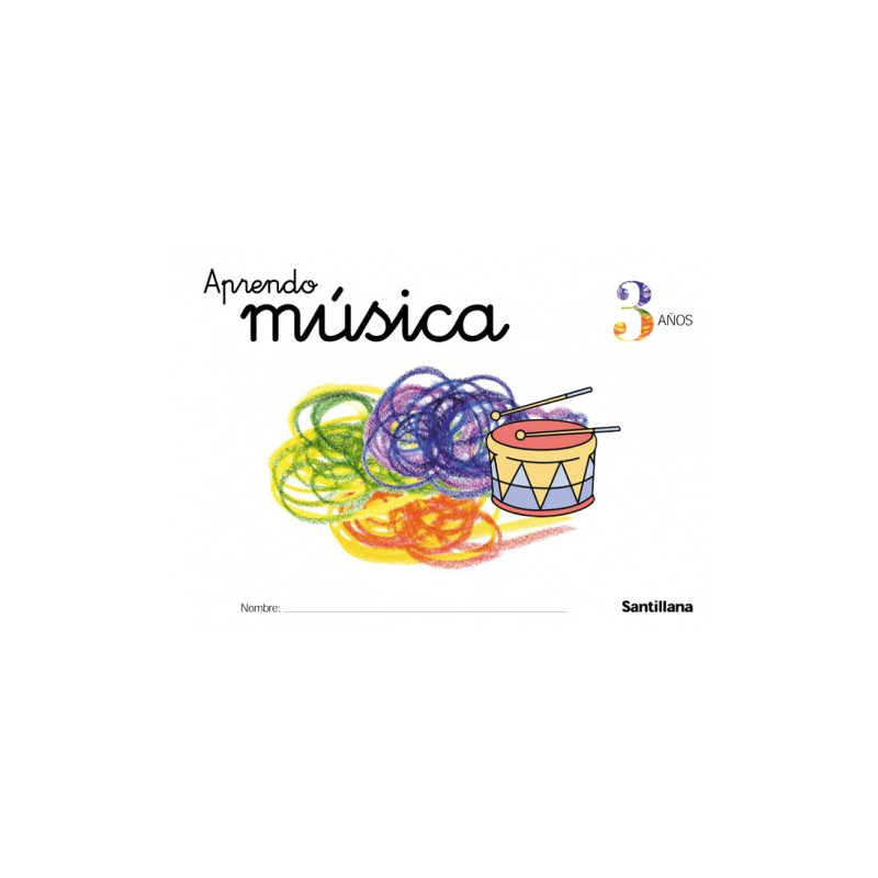Carpeta Aprendo Música 3 Años    - Ed Santillana