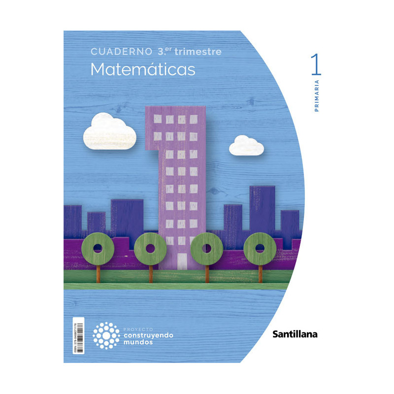 Cuaderno Matemáticas 1 Primaria (3T) - Santillana