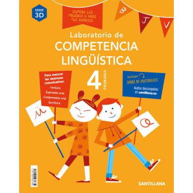Laboratorio de Competencia Lingüística 4 Primaria | Serie 3D- Santillana