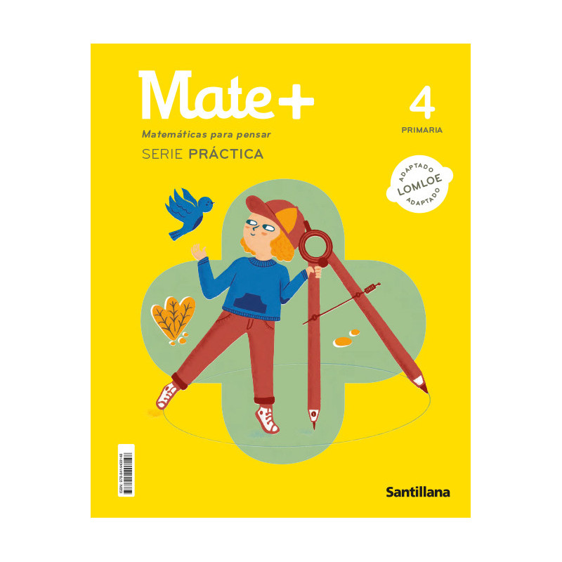 Mate + 4 | Serie Práctica- Santillana