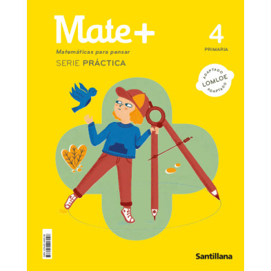 Mate + 4 | Serie Práctica- Santillana