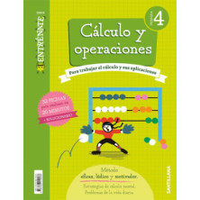 ENTRÉNATE. Cuaderno Cálculo 4 Primaria- Santillana