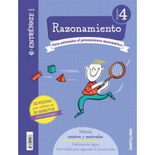 ENTRÉNATE. Cuaderno Razonamiento 4 Primaria- Santillana