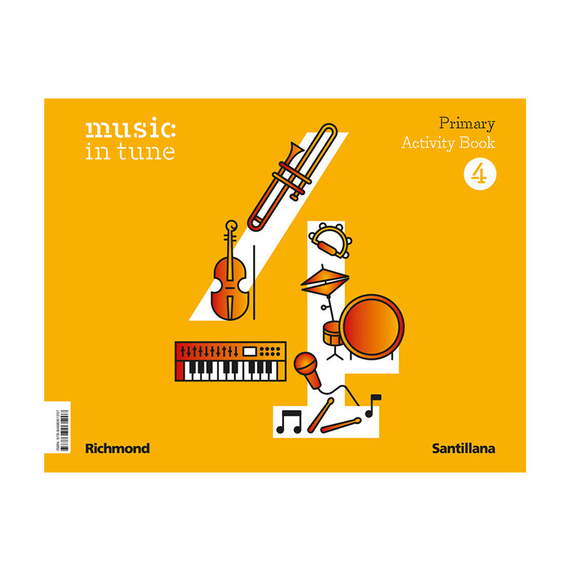 Music in tune 4 Primary Activity Book -  Santillana