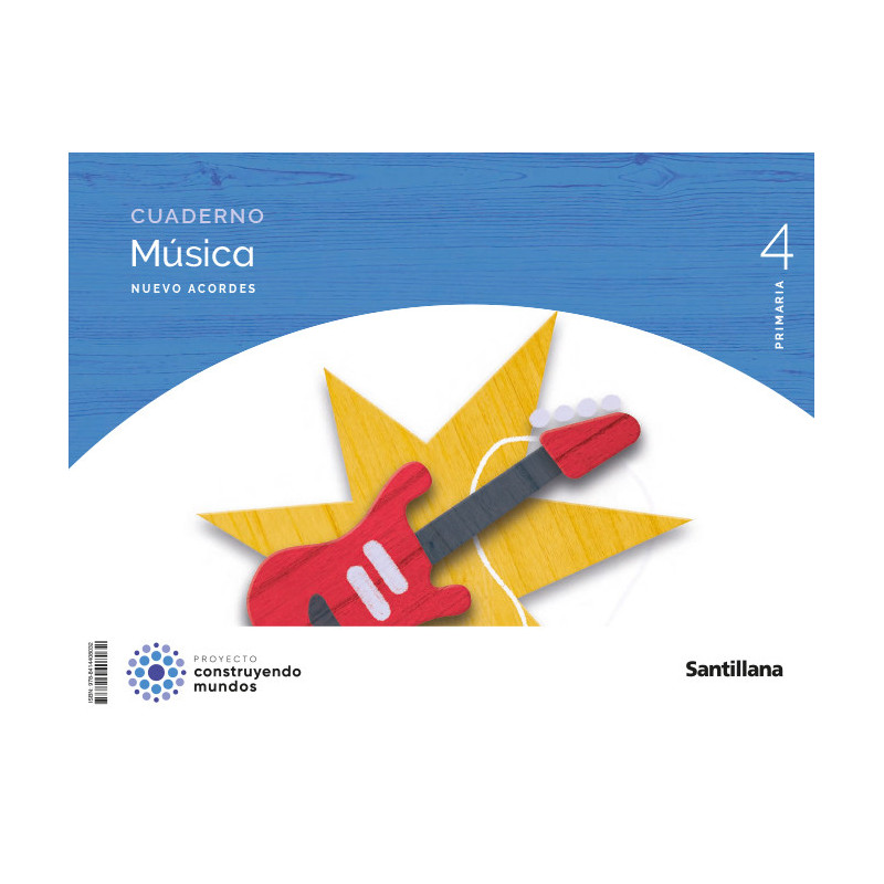 Cuaderno Música Nuevo Acordes 4 Primaria -  Santillana