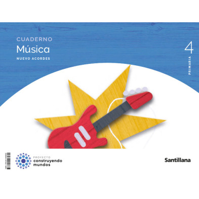 Cuaderno Música Nuevo Acordes 4 Primaria -  Santillana