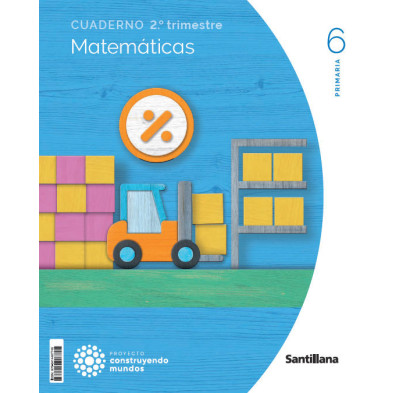 Cuaderno Matemáticas 6 Primaria (2T) -  Santillana