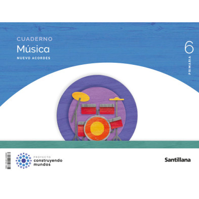 Cuaderno Música Nuevo Acordes 6 Primaria -  Santillana